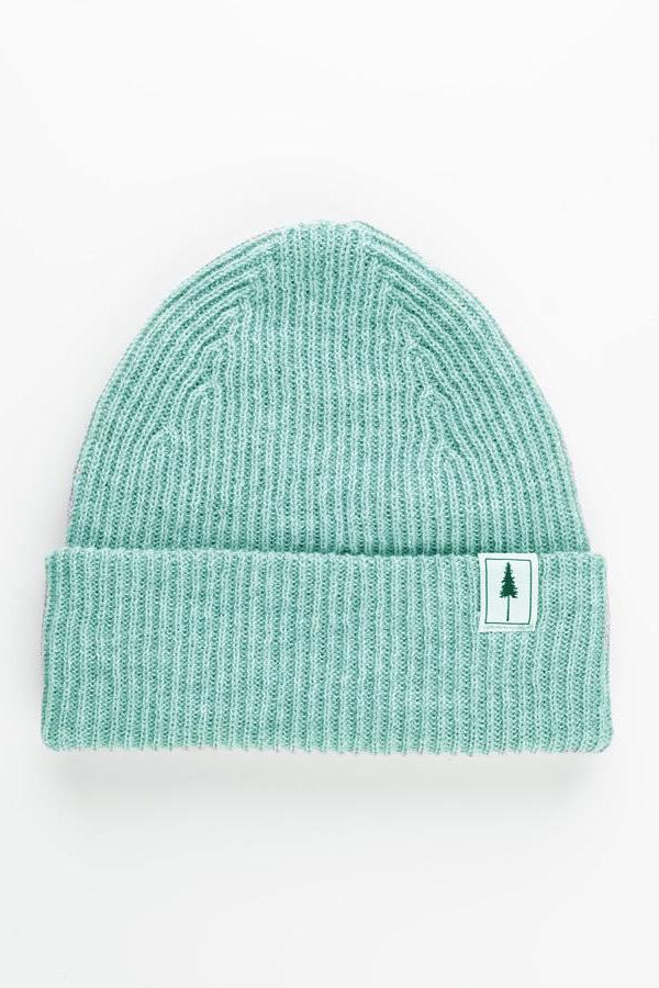 Beanie Folded Ripped Polyana d`Hiver Turquoise