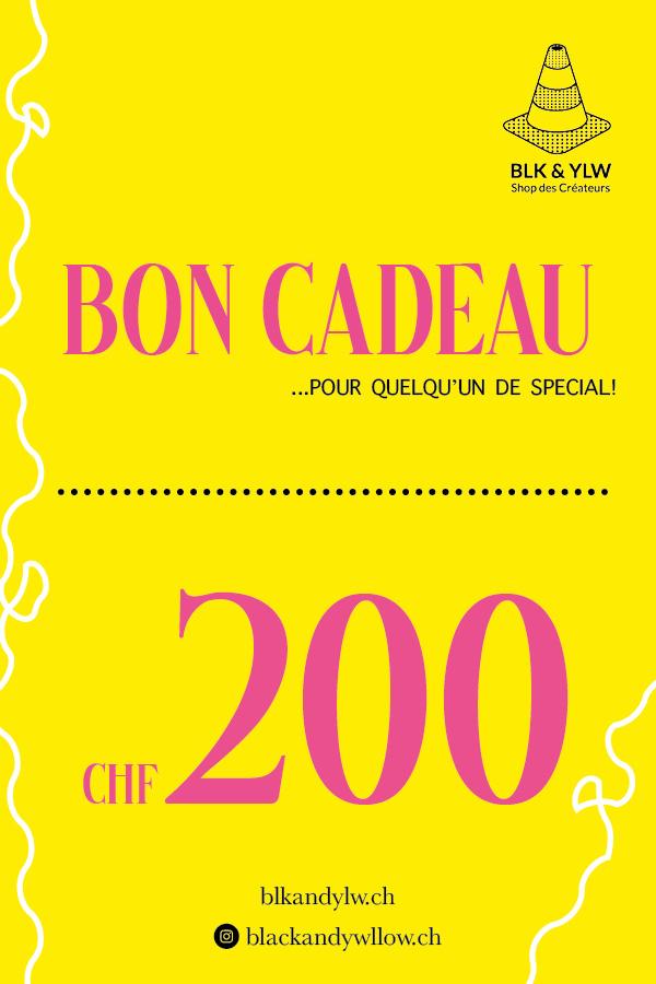 Bon Cadeau CHF 200.-