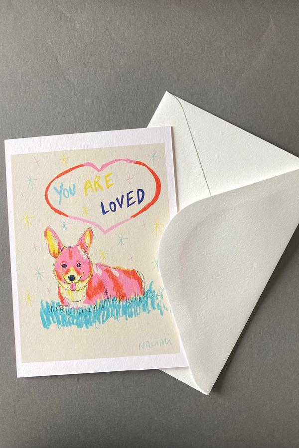 Greeting card `Chien` - Nakimi