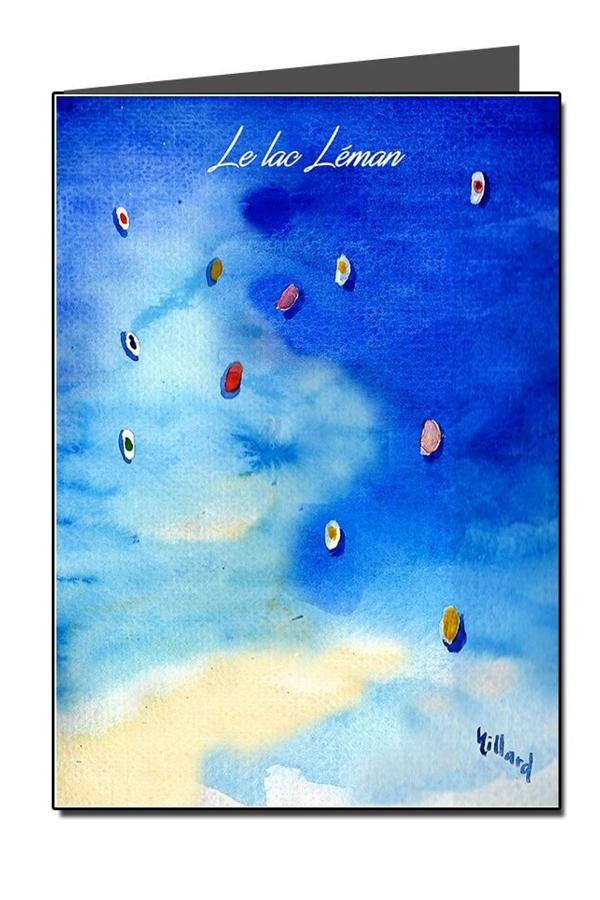 Carte de Voeux `Lac Léman` - Anne-Sophie Villard