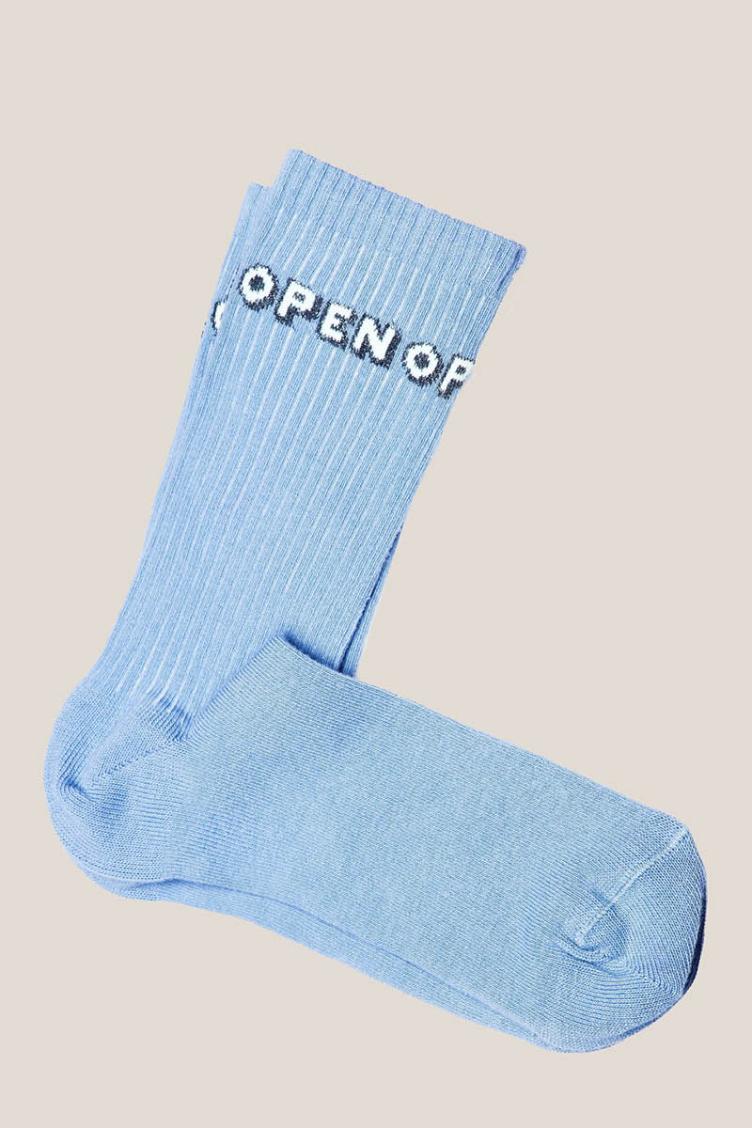 Socks `Open` Blue - Chaton Gonflable