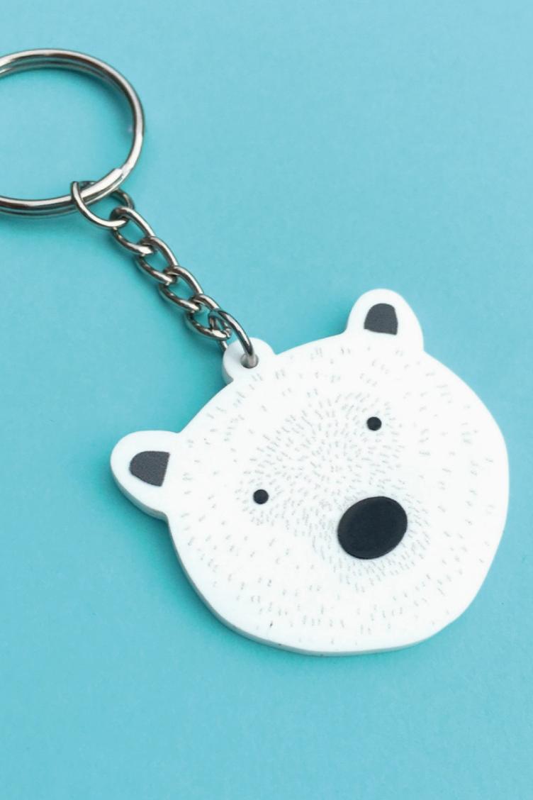 Key Ring `Polar Bear`