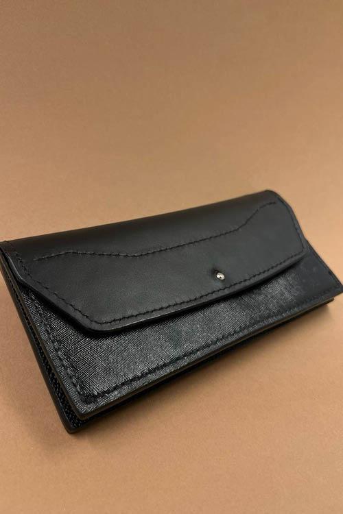 Wallet `Long` Black | Glossy - Léger