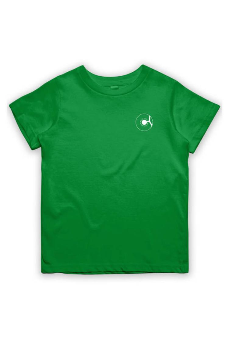 T-shirt Unisex `Genève - Léman Vue du Ciel` Vert - RafRaf X Eli