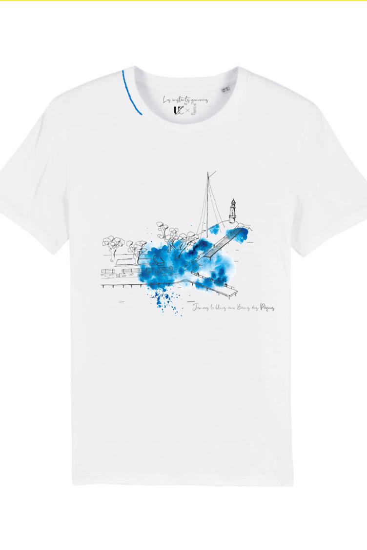 T-shirt Unisex `Geneva - Bain des Pâquis` - U/C by Eliran Ashraf X Julie Thomas